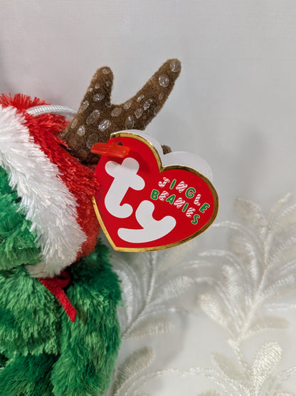 Ty Jingle Beanie - 2002 Holiday Teddy The Green Bear (5in) Christmas Tree Ornament - Vintage Beanies Canada