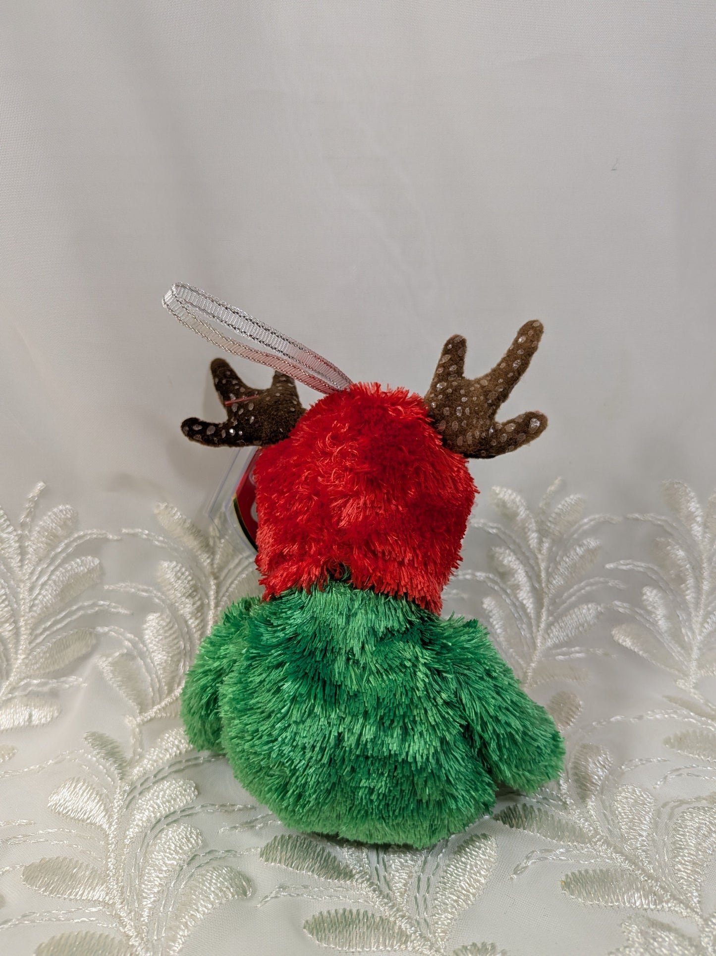 Ty Jingle Beanie - 2002 Holiday Teddy The Green Bear (5in) Christmas Tree Ornament - Vintage Beanies Canada