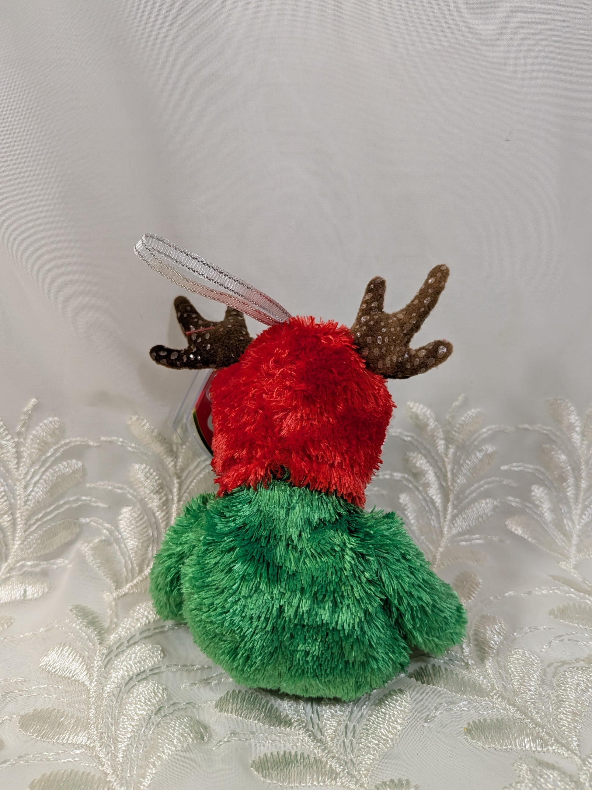 Ty Jingle Beanie - 2002 Holiday Teddy The Green Bear (5in) Christmas Tree Ornament - Vintage Beanies Canada
