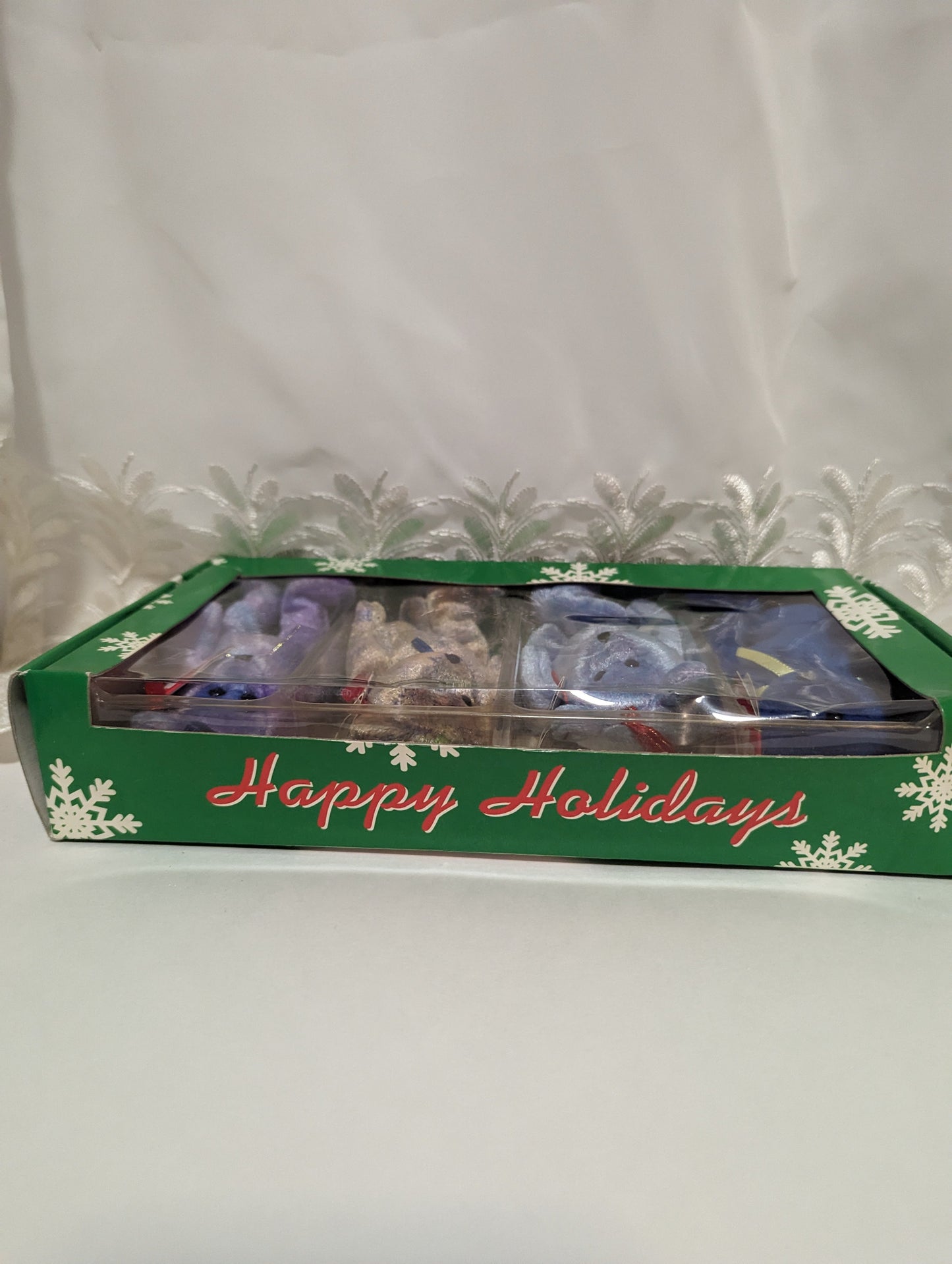 Ty Jingle Beanies - Clubby The Bears Christmas Ornaments Set (4in) Pre-owned - Vintage Beanies Canada