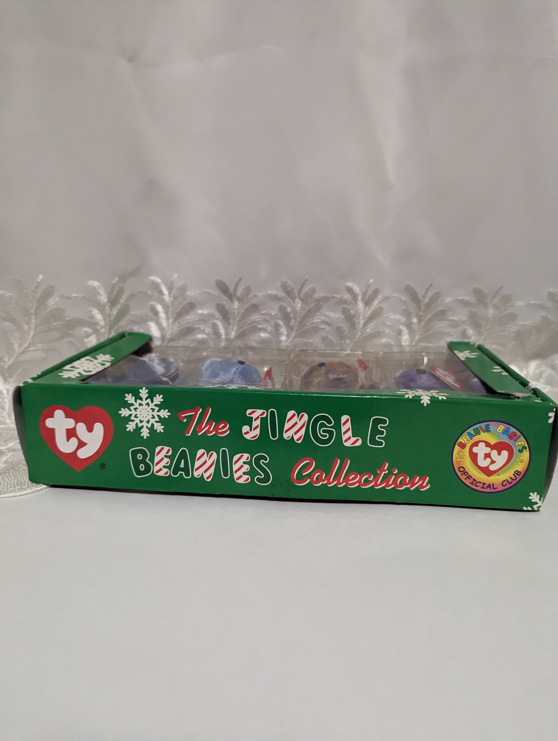 Ty Jingle Beanies - Clubby The Bears Christmas Ornaments Set (4in) Pre-owned - Vintage Beanies Canada