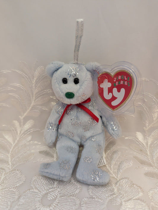 Ty Jingle Beanies - Flaky The Bear (5in) Christmas Tree Decor - Vintage Beanies Canada