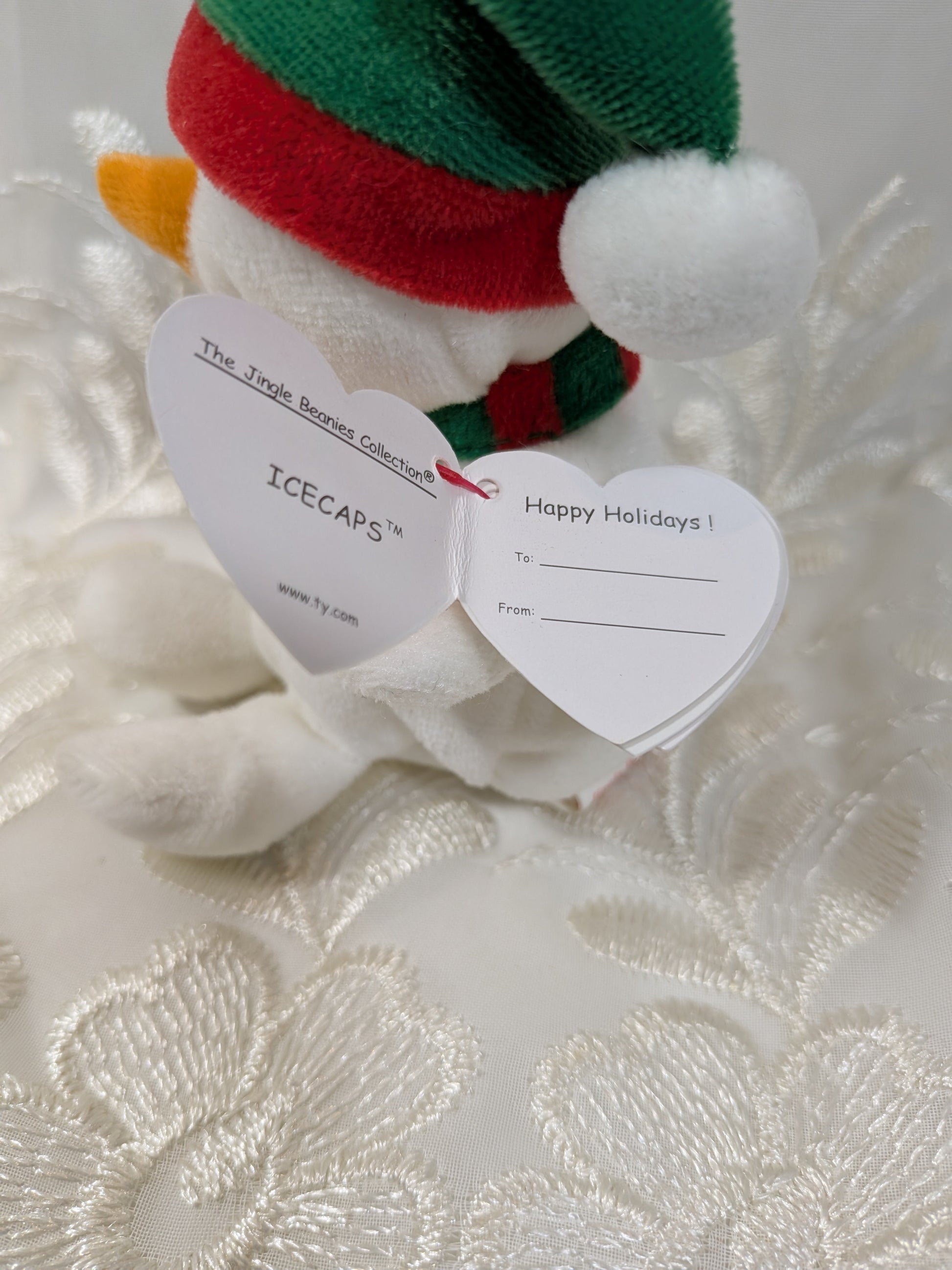Ty Jingle Beanies - Icecaps The Snowman (5 in) Christmas Tree Ornament - Vintage Beanies Canada