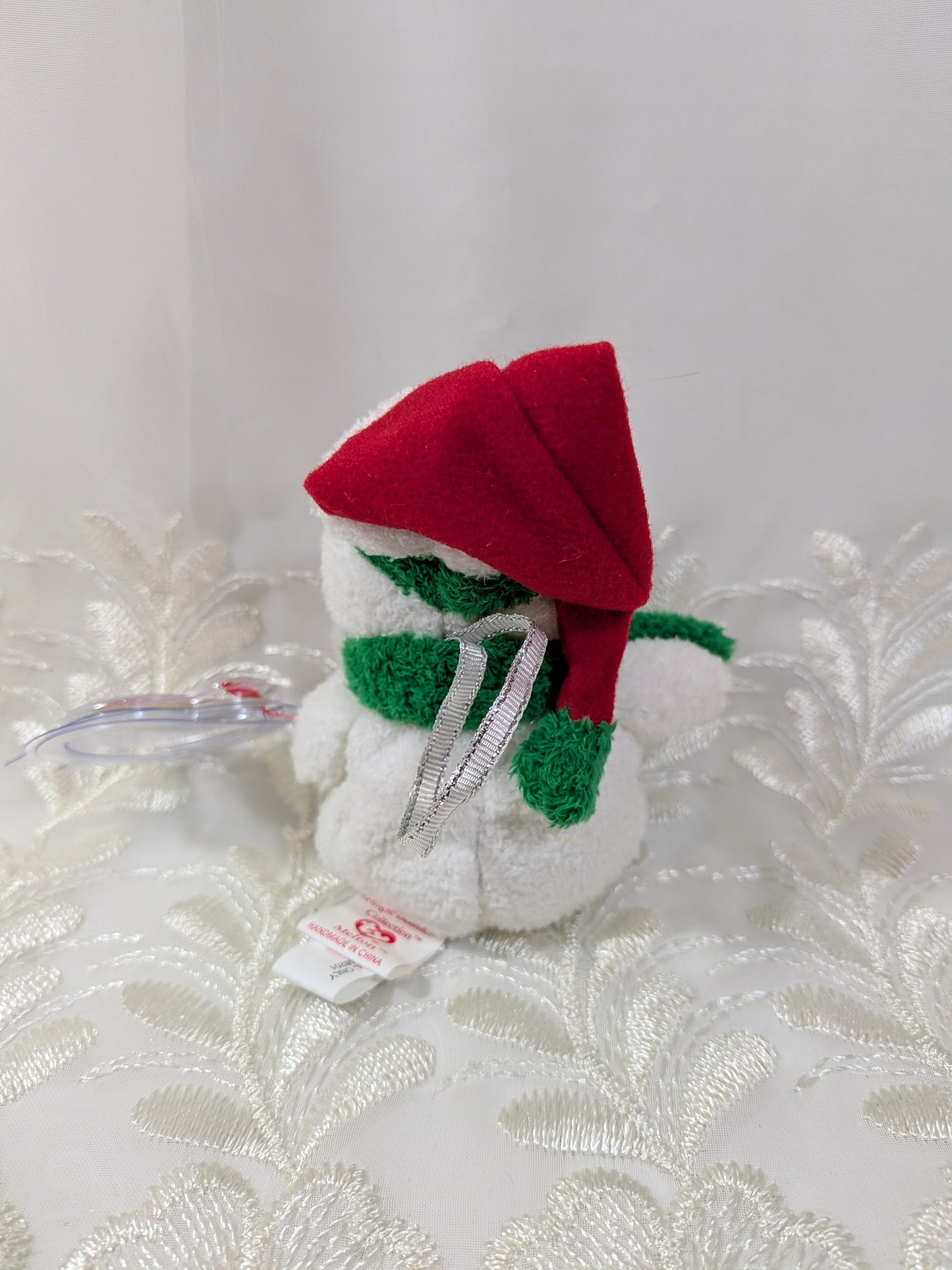 Ty Jingle Beanies - Melton The Snowman (4in) Christmas Tree Ornament - Vintage Beanies Canada