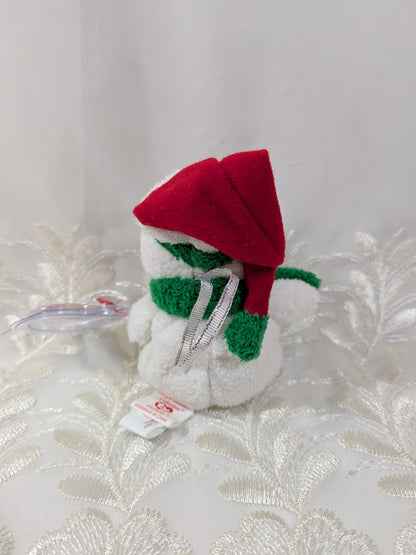 Ty Jingle Beanies - Melton The Snowman (4in) Christmas Tree Ornament - Vintage Beanies Canada