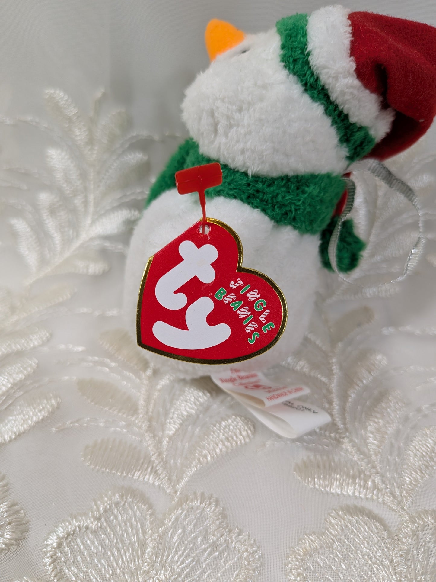 Ty Jingle Beanies - Melton The Snowman (4in) Christmas Tree Ornament - Vintage Beanies Canada