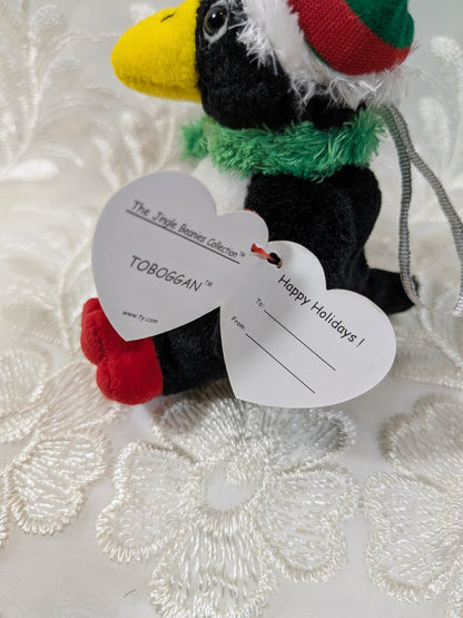 Ty Jingle Beanies - Toboggan The Penguin (4 In) Christmas Tree Ornament - Vintage Beanies Canada