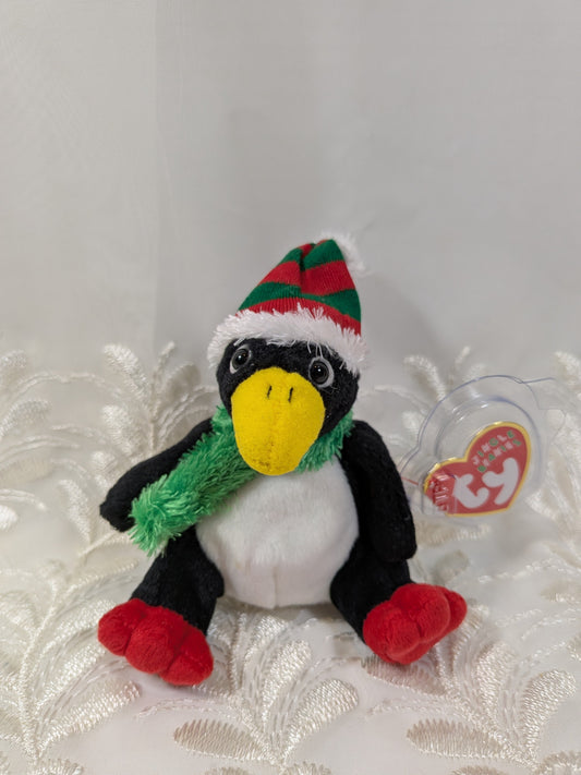 Ty Jingle Beanies - Toboggan The Penguin (4 In) Christmas Tree Ornament - Vintage Beanies Canada