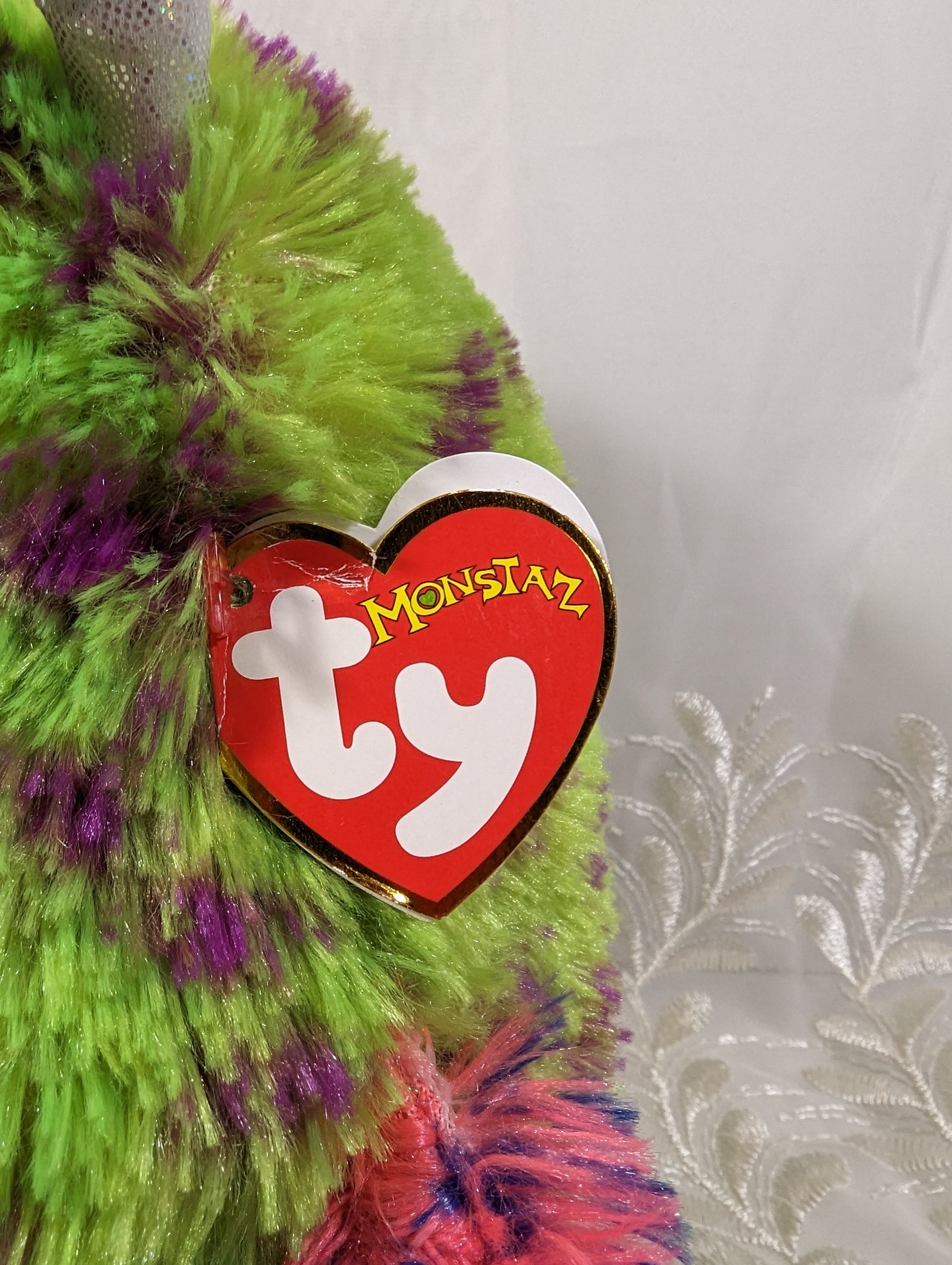 Ty Monstaz - Marty The Monster (8 in) No Sound, Non - mint Tag - Vintage Beanies Canada