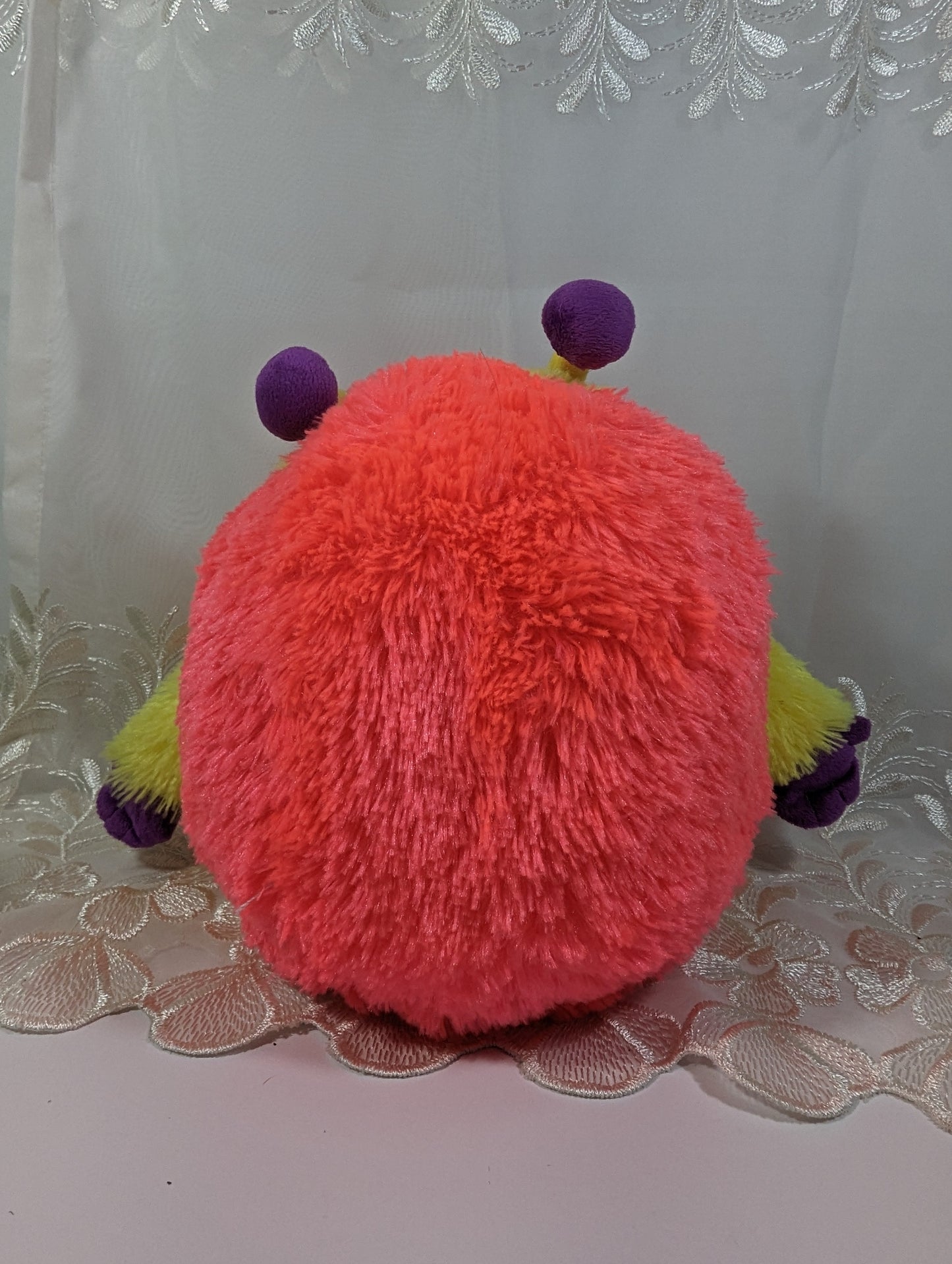 Ty Monstaz - Murphy The Orange Ball Monster (8in) No Tag, No Sound - Vintage Beanies Canada