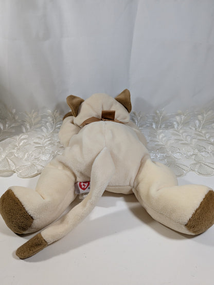 Ty Pillow Pal - Meow The Siamese Cat (13in) No Hang Tag - Vintage Beanies Canada