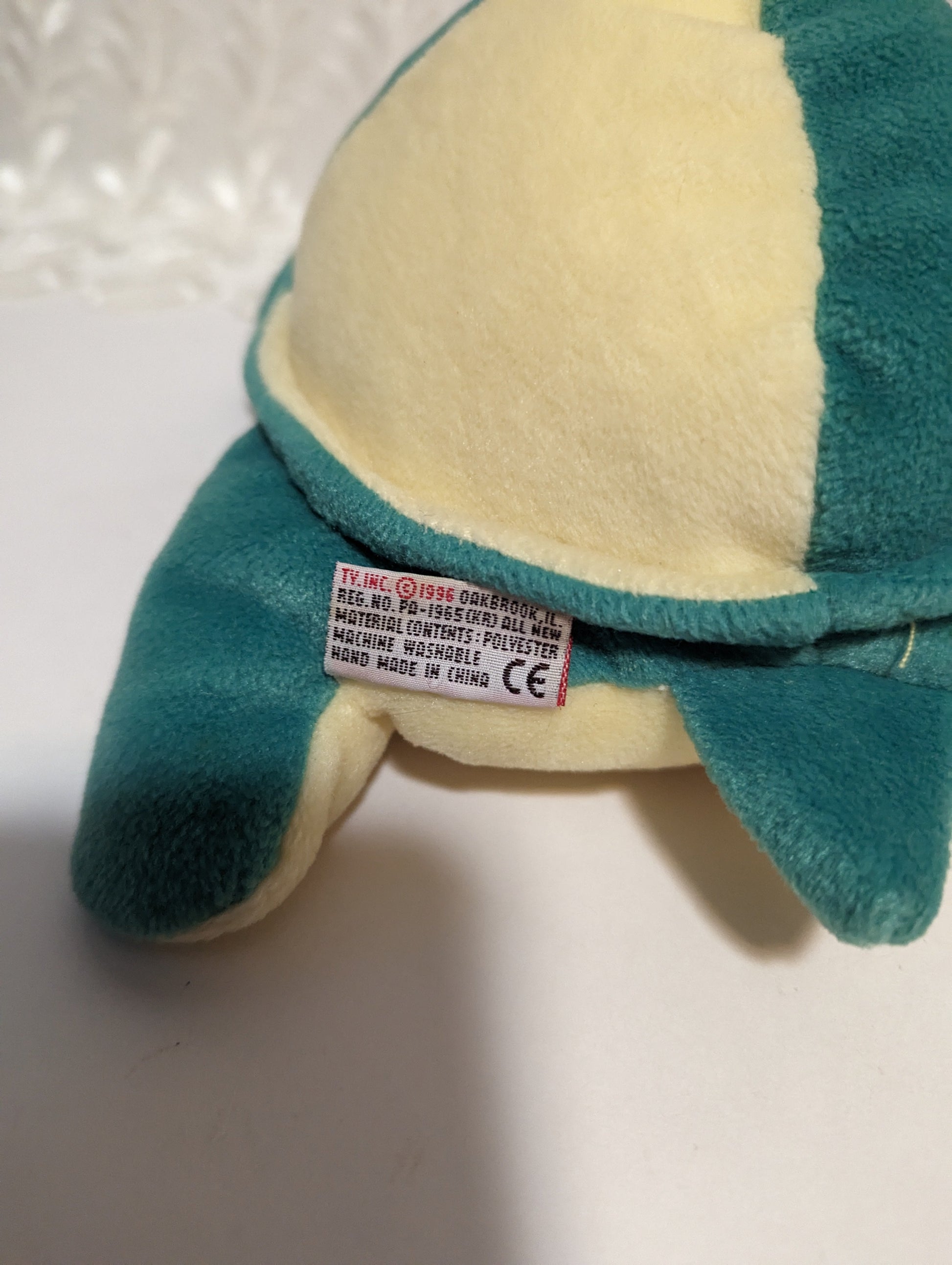 Ty Pillow Pals - Snap The Turtle (13in) No Hang Tag - Vintage Beanies Canada