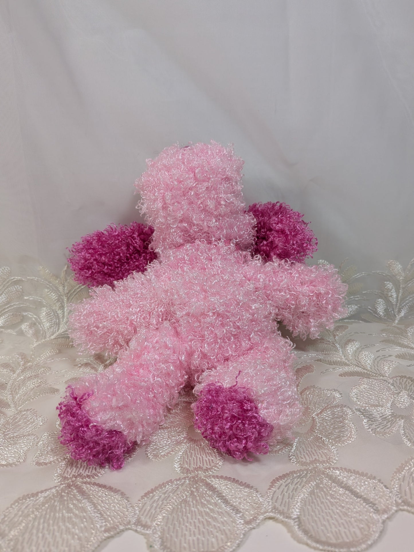 Ty Pinkys Collection - Sparkles The Pink Dog (8in) Creased Hang Tag - Vintage Beanies Canada