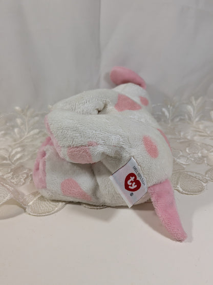 Ty Pluffies - Baby Pup Pink The Dog (9in) *Rare* Pre-Owned condition - Vintage Beanies Canada