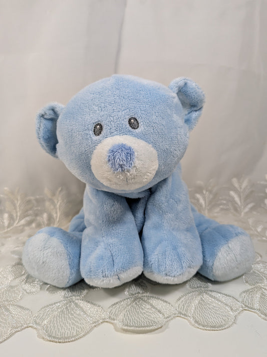 TY Pluffies - Baby Woods Blue the Bear (9 in) No Tag - Vintage Beanies Canada