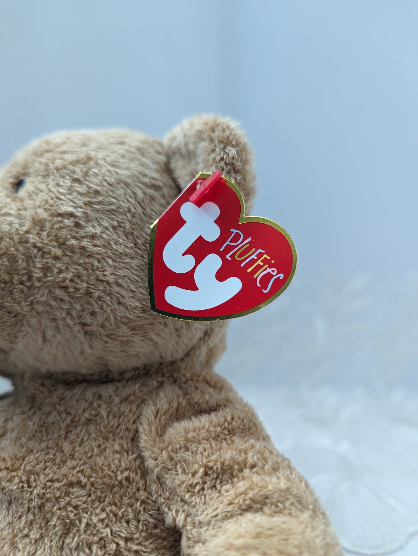 Ty pluffies - Beary Merry The Brown Teddy Bear (9in) Writing On Tag - Vintage Beanies Canada