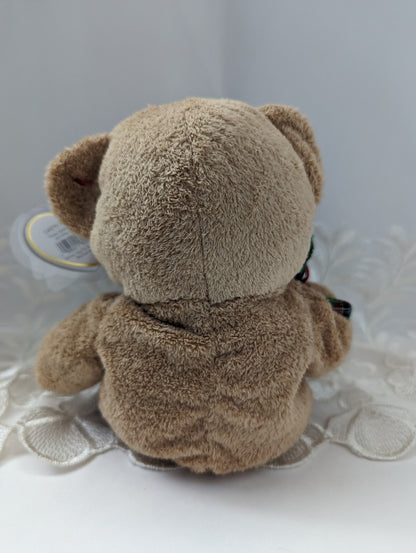 Ty pluffies - Beary Merry The Brown Teddy Bear (9in) Writing On Tag - Vintage Beanies Canada