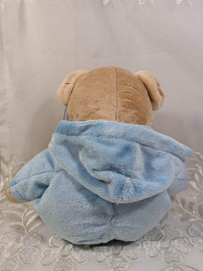 TY Pluffies Collection - Baby Bear blue with Non - Removable Pyjamas (10 inch) - Vintage Beanies Canada