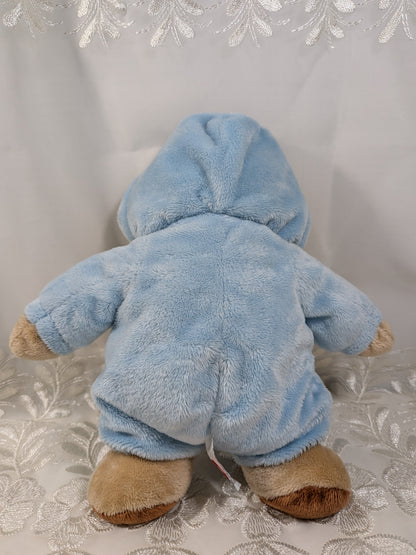 TY Pluffies Collection - Baby Bear blue with Non - Removable Pyjamas (10 inch) No Tag - Vintage Beanies Canada