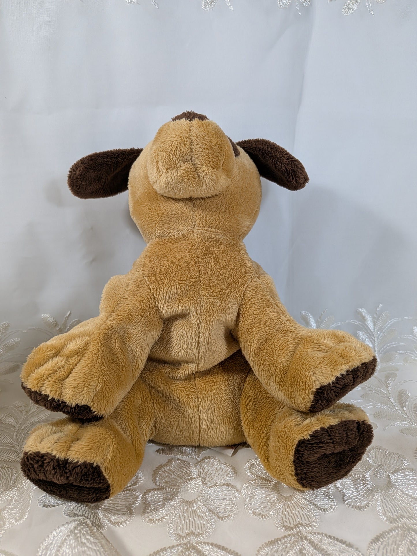 Ty Pluffies Collection - Barkers the Dog (9in) *Rare* No Tag - Vintage Beanies Canada