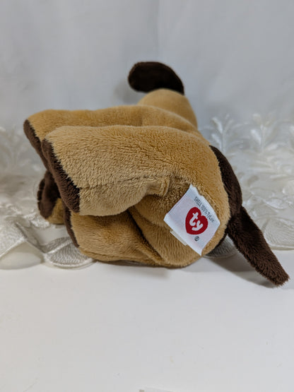 Ty Pluffies Collection - Barkers the Dog (9in) *Rare* No Tag - Vintage Beanies Canada