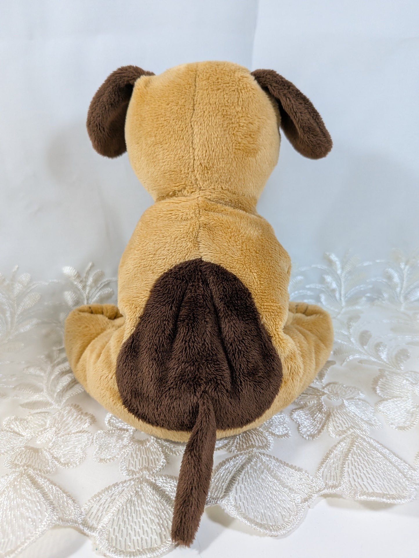 Ty Pluffies Collection - Barkers the Dog (9in) *Rare* No Tag - Vintage Beanies Canada