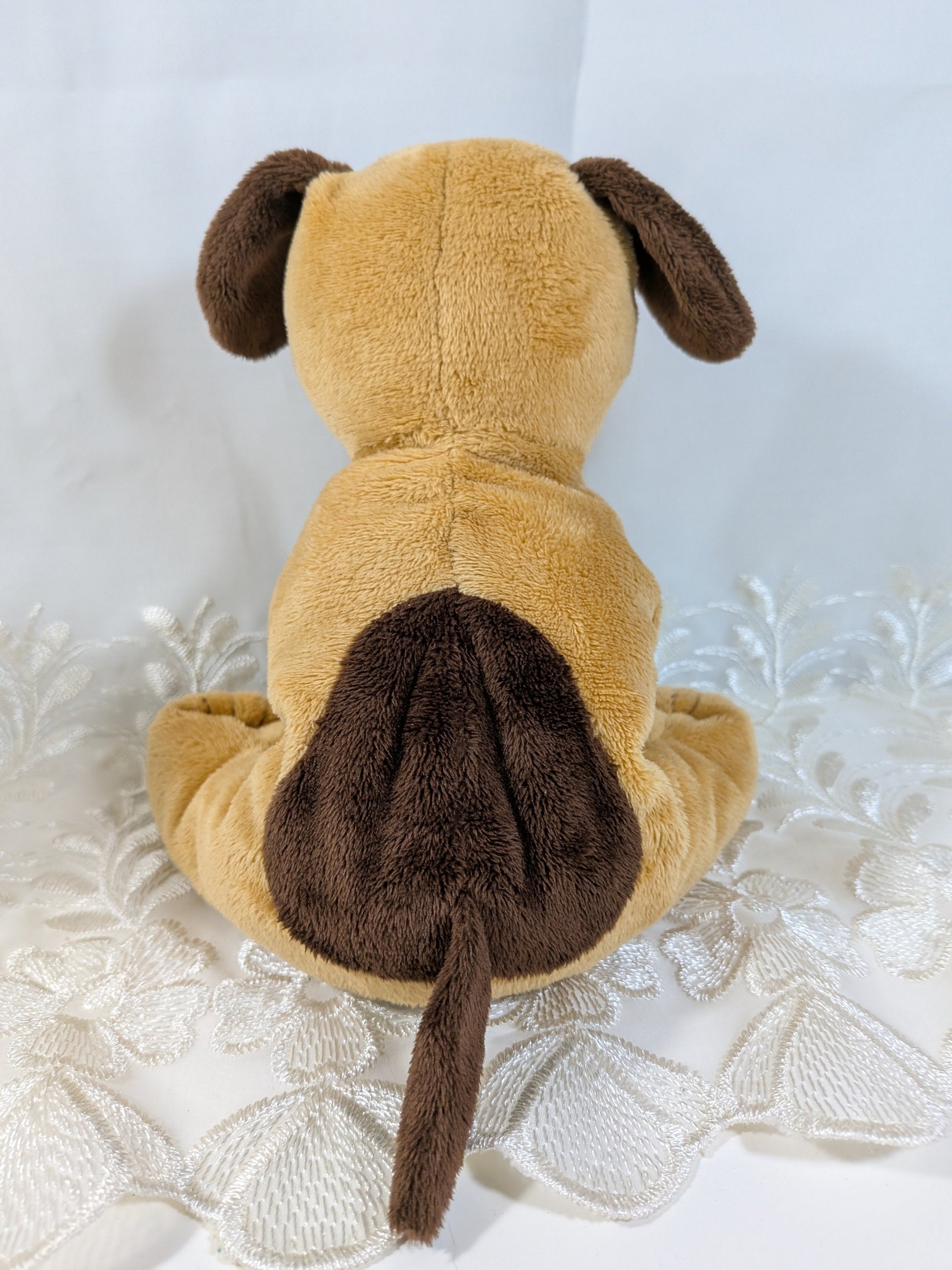 Ty Pluffies Collection - Barkers the Dog (9in) *Rare* No Tag - Vintage Beanies Canada