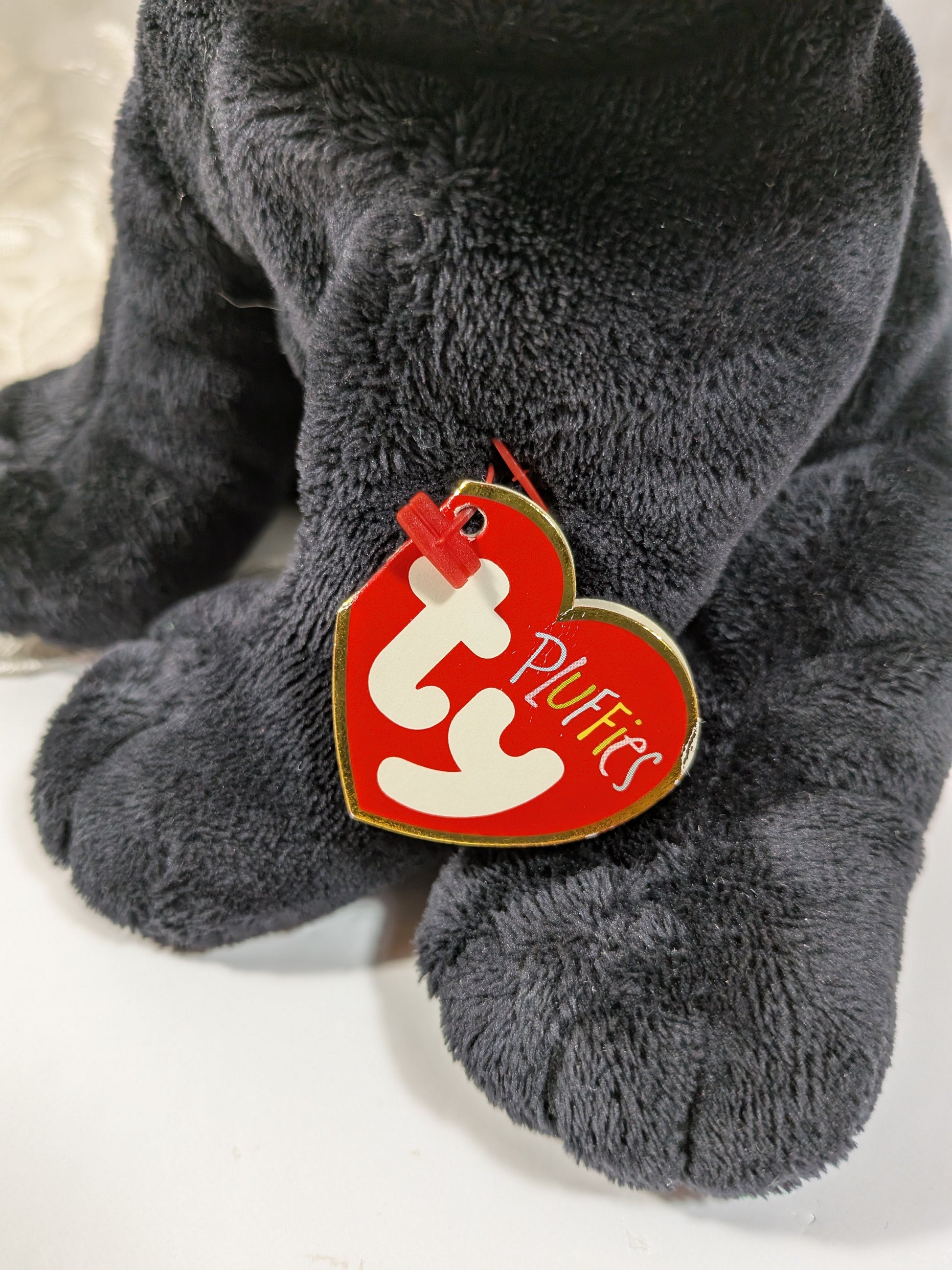 Ty Pluffies Collection - Merlin the Halloween cat (7in) - Vintage Beanies Canada