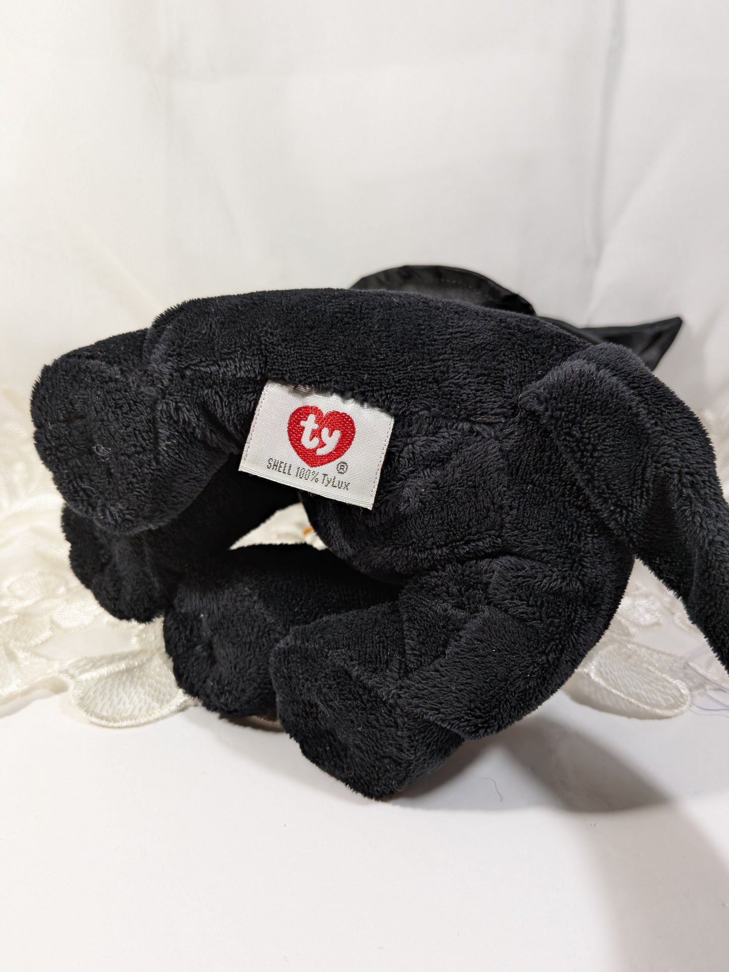 Ty Pluffies Collection - Merlin the Halloween cat (7in) - Vintage Beanies Canada
