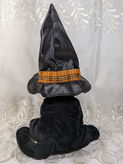 Ty Pluffies Collection - Merlin the Halloween cat (7in) - Vintage Beanies Canada