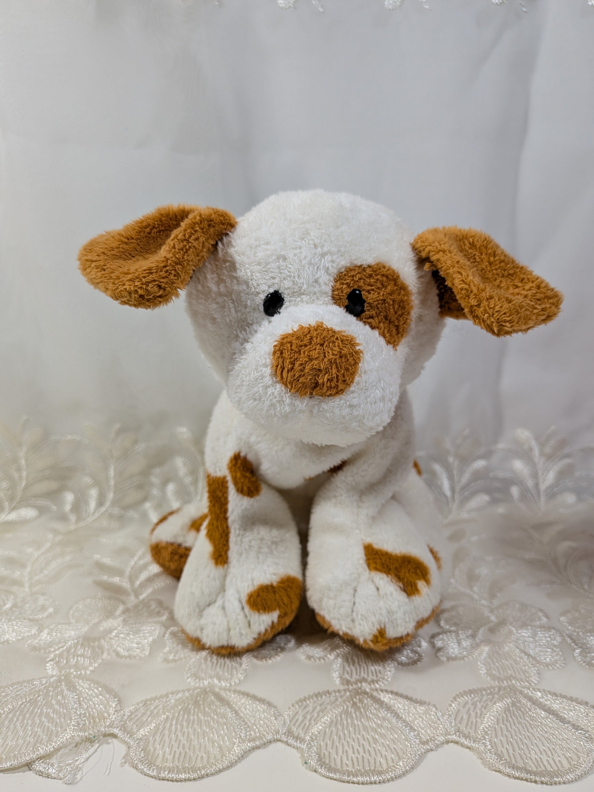 Ty Pluffies Collection - Peppy The Dog (8in) No Tag - Vintage Beanies Canada