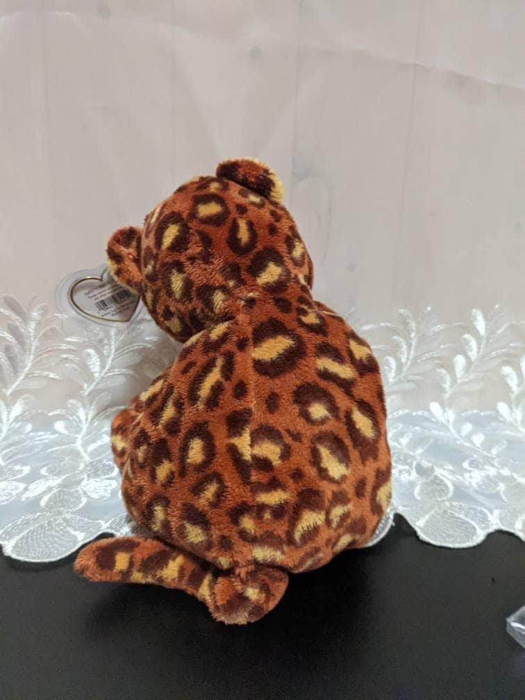 Ty Pluffies Collection - Pokey The Leopard (8.5in) Near Mint - Vintage Beanies Canada