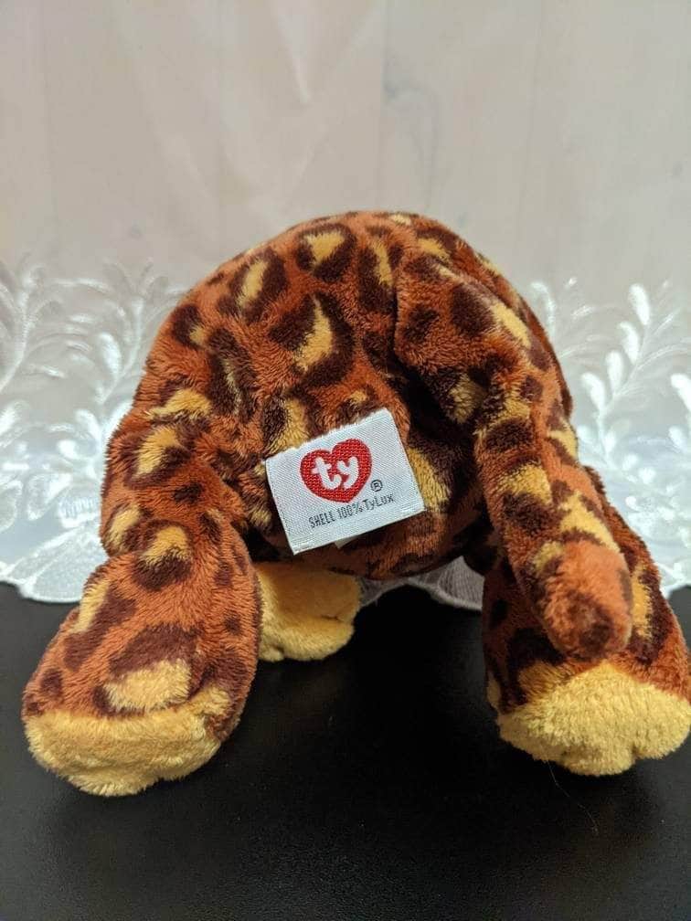 Ty Pluffies Collection - Pokey The Leopard (8.5in) Near Mint - Vintage Beanies Canada