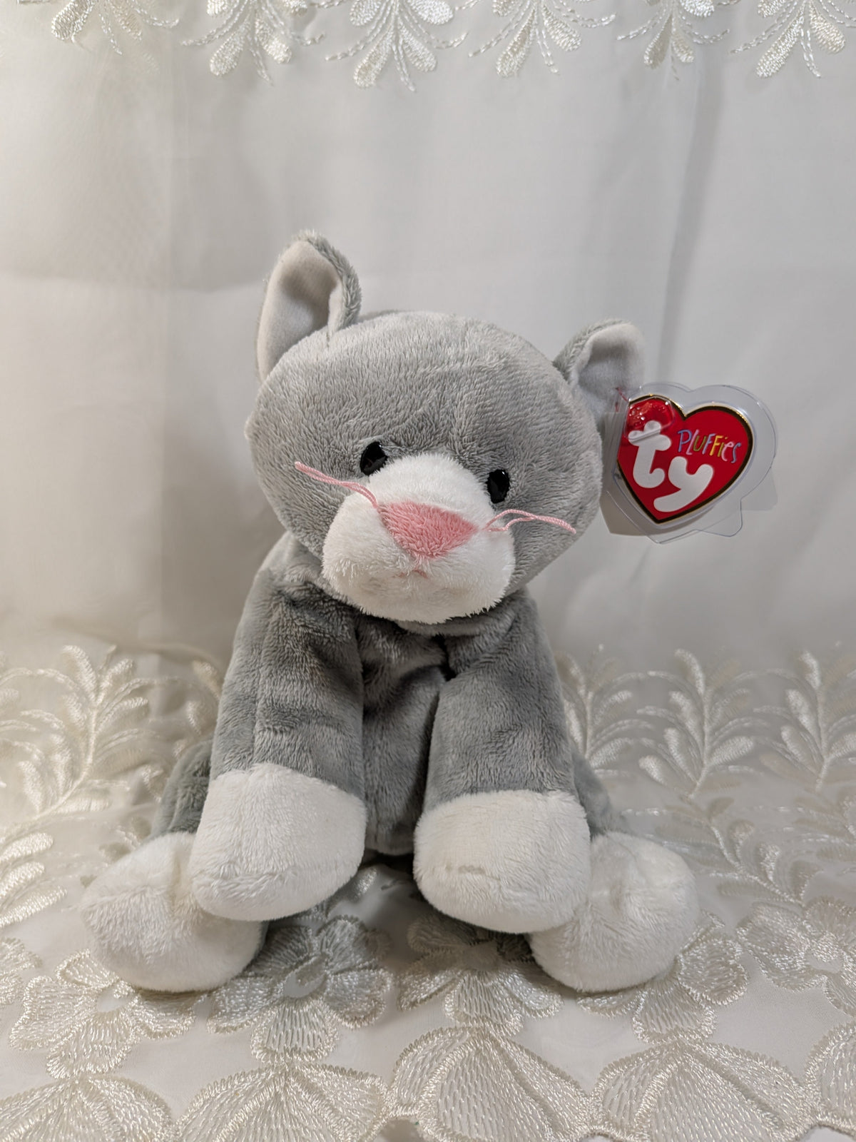 Ty Pluffies Collection - Pursley the Cat Plush (10in) Discoloration To ...
