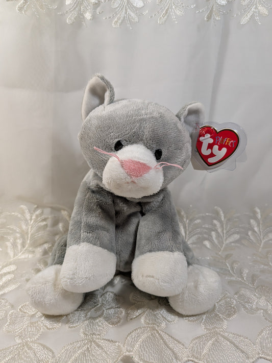 Ty Pluffies Collection - Pursley the Cat Plush (10in) - Vintage Beanies Canada