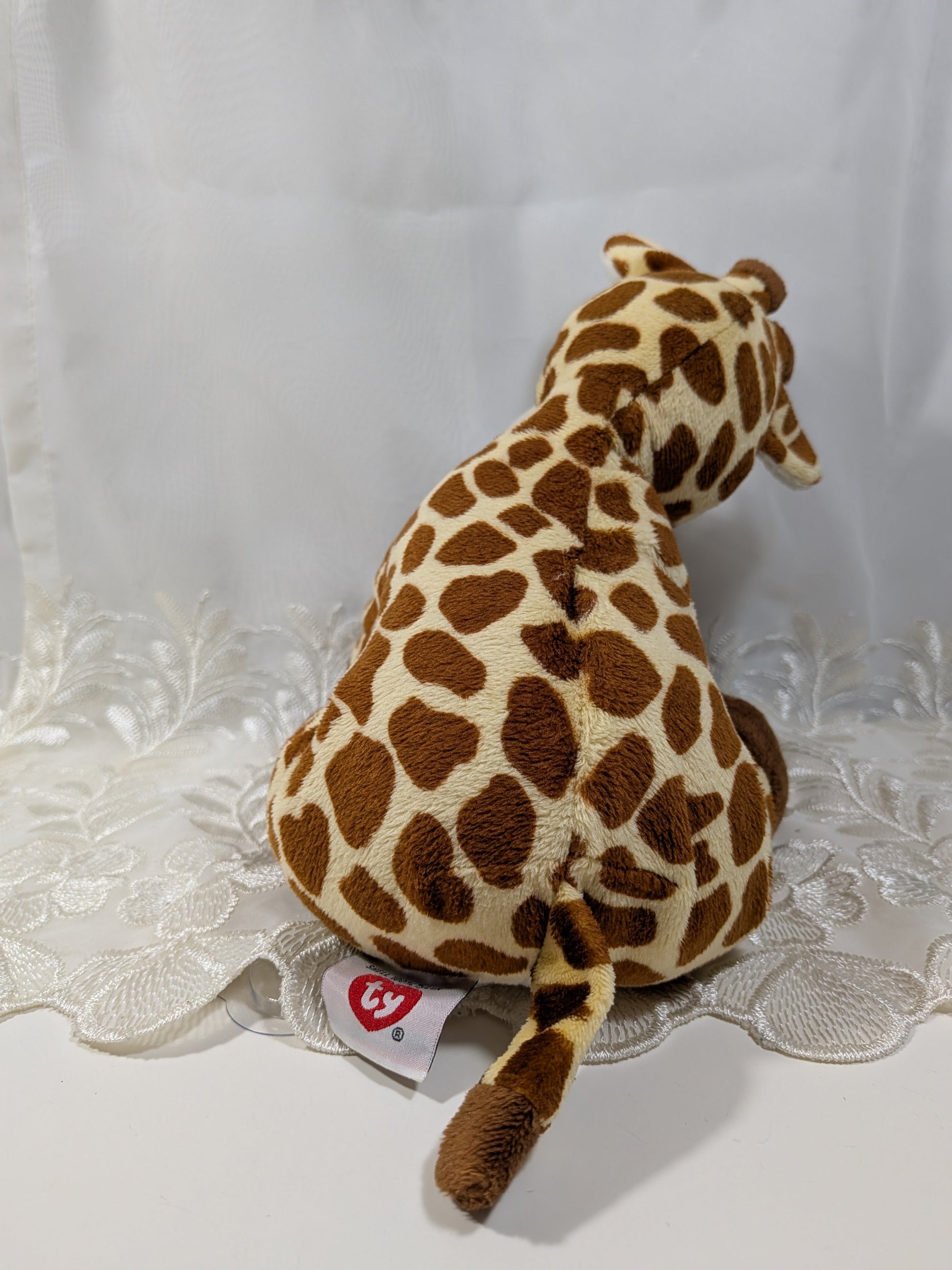 Ty Pluffies Collection - TipTop The Giraffe (10in) No Hang Tag - Vintage Beanies Canada
