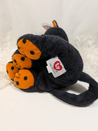Ty Pluffies Collection - Trickery The Black Halloween Cat (10in) Near Mint Tag - Vintage Beanies Canada