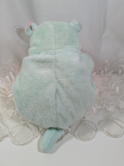 Ty Pluffies Collection - Tubby The Hippo (9in) *Rare* Near Mint - See Photos - Vintage Beanies Canada