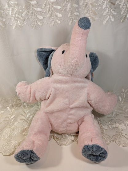 Ty Pluffies Collection - Winks the Pink Elephant (Large 13 in) *Rare* Non-Mint Tag - Vintage Beanies Canada