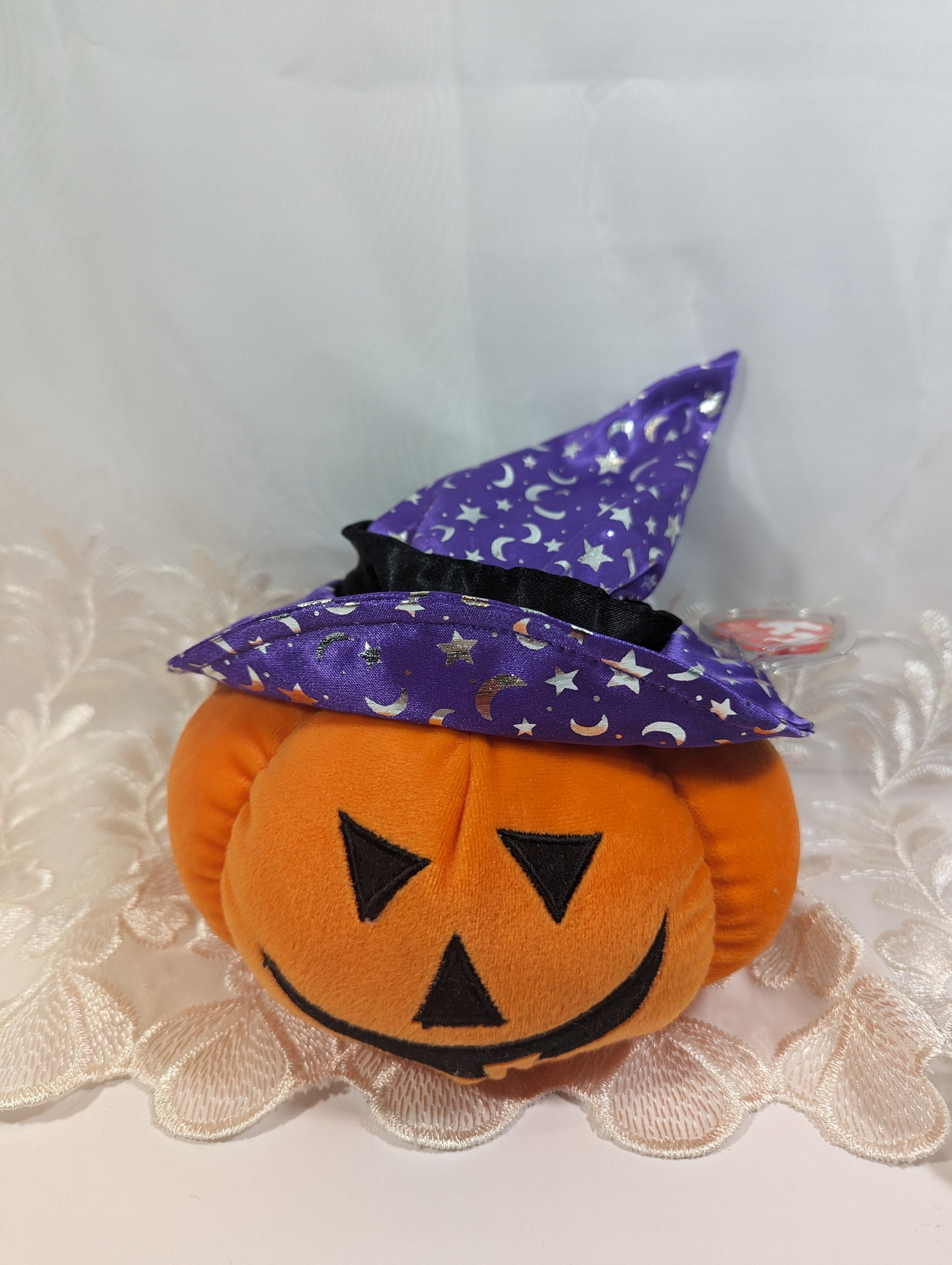 Ty Pluffies - Gordy The Halloween Pumpkin (7in) - Vintage Beanies Canada