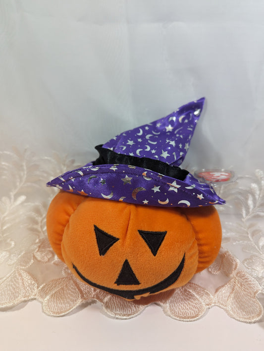 Ty Pluffies - Gordy The Halloween Pumpkin (7in) - Vintage Beanies Canada