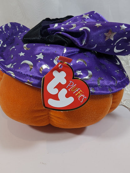 Ty Pluffies - Gordy The Halloween Pumpkin (7in) - Vintage Beanies Canada