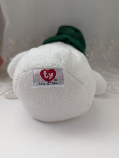 Ty Pluffies - Mr Snow The Snowman (10in) - Vintage Beanies Canada