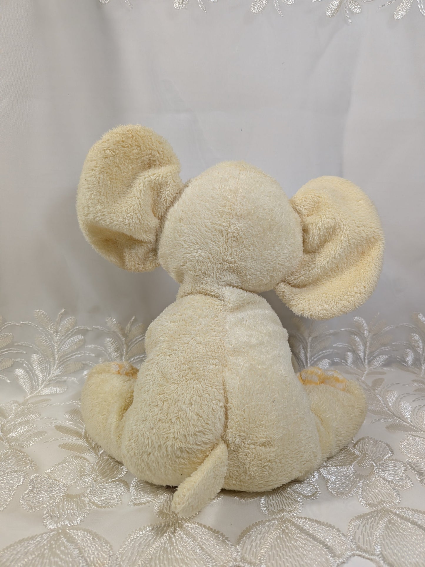 Ty pluffies - P'nut The Yellow Elephant (9in) No Hang Tag - Vintage Beanies Canada