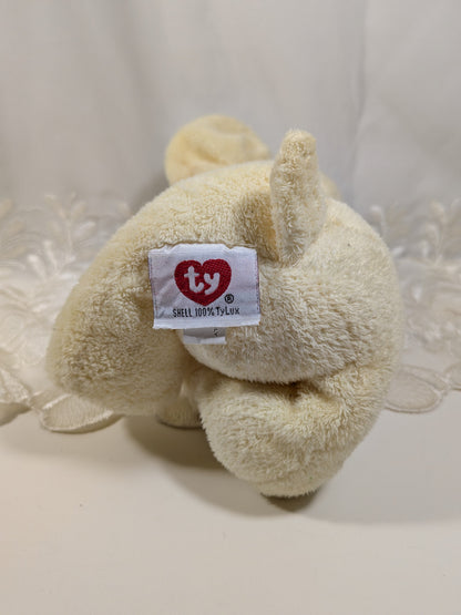 Ty pluffies - P'nut The Yellow Elephant (9in) No Hang Tag - Vintage Beanies Canada