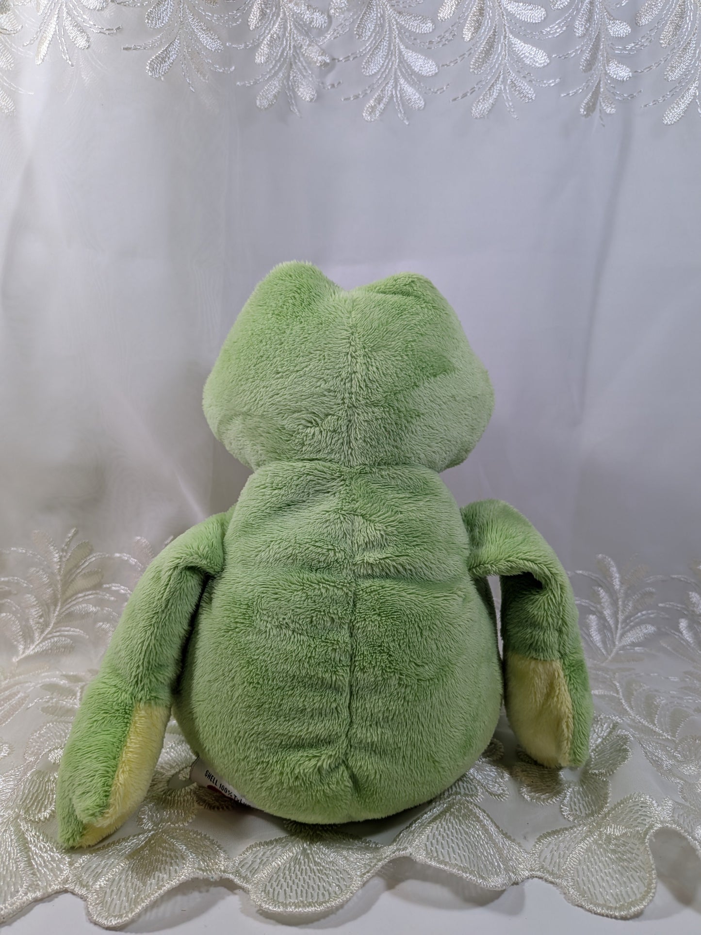 Ty Pluffies - Ponds The Frog (11 In) No Tag - Vintage Beanies Canada