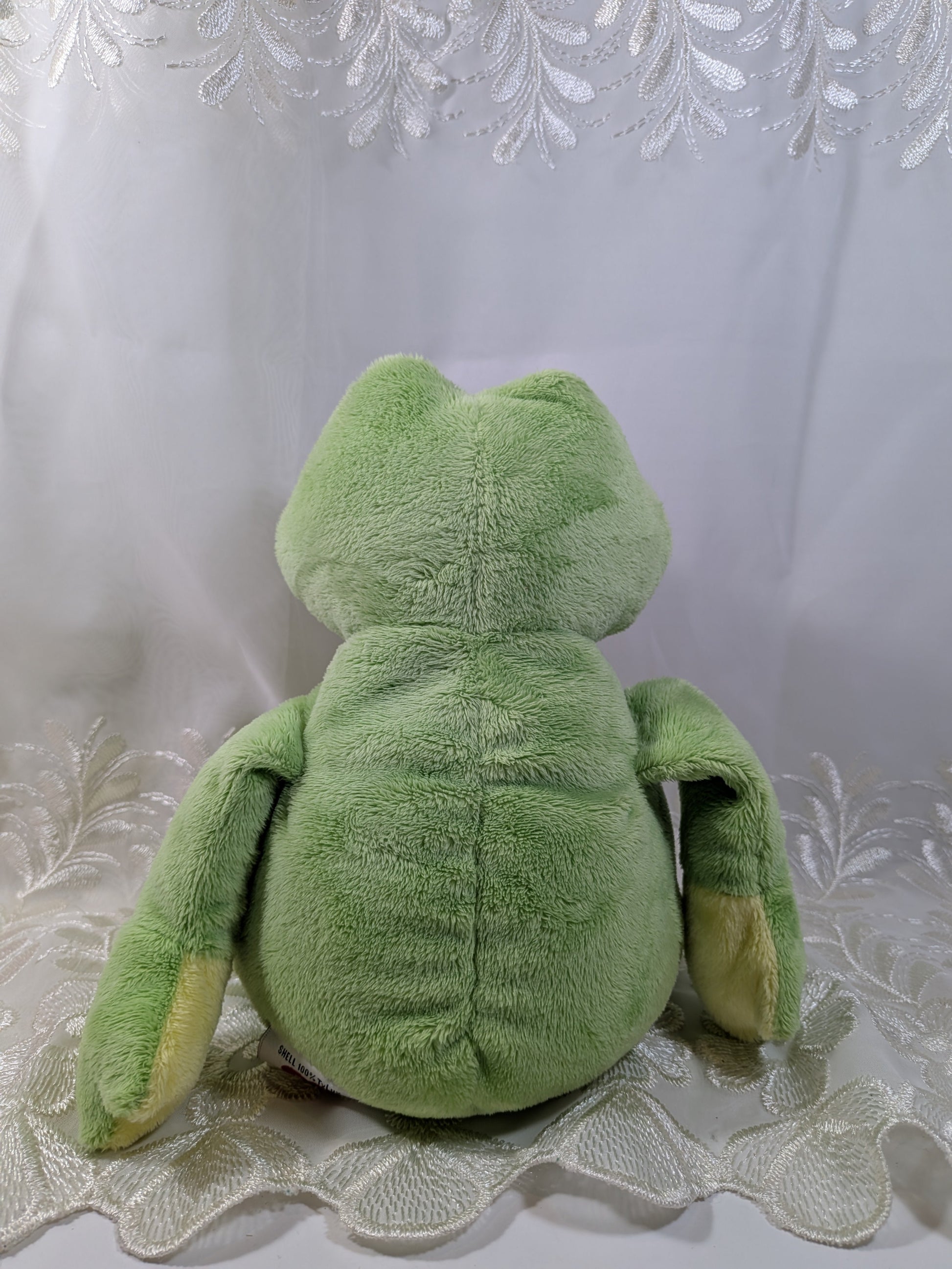 Ty Pluffies - Ponds The Frog (11 In) No Tag - Vintage Beanies Canada