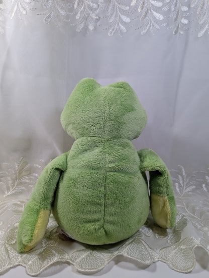 Ty Pluffies - Ponds The Frog (11 In) No Tag - Vintage Beanies Canada