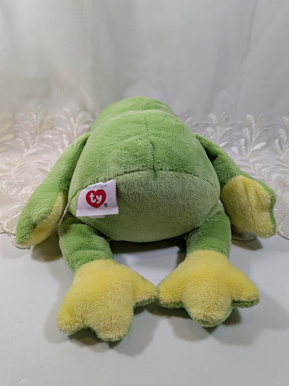 Ty Pluffies - Ponds The Frog (11 In) No Tag - Vintage Beanies Canada