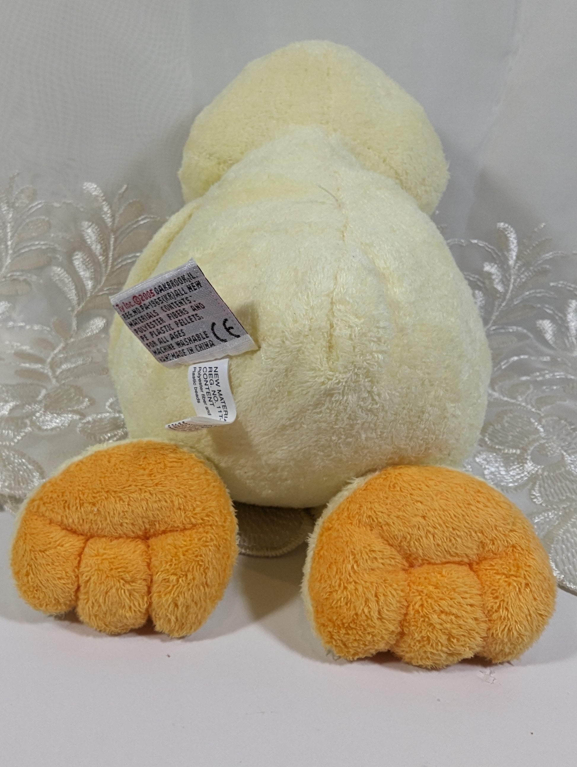 Ty Pluffies - Quackies The Adorable Easter Duck (9in) No tag - Vintage Beanies Canada